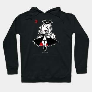 Vampire Girl Black Hoodie